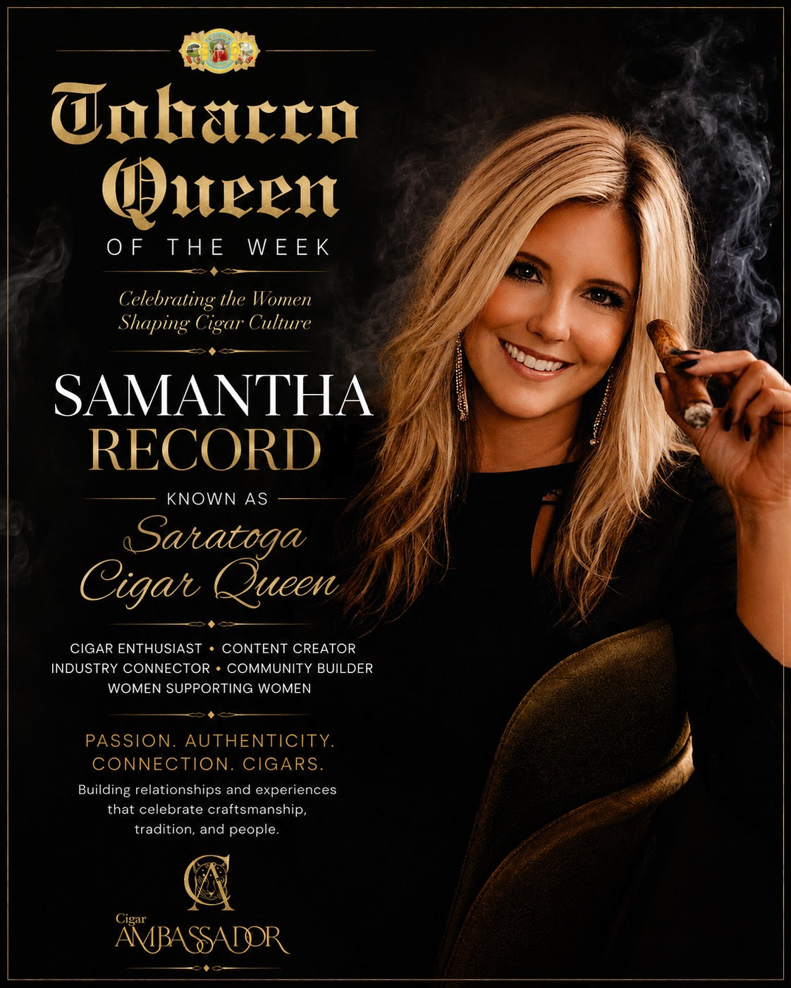 Tobacco Queen of the Week - Samantha Record